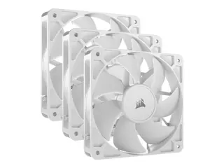 Produktfoto för CORSAIR RS120 White, 120mm Fan, Triple Pack