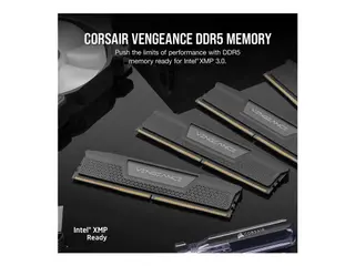 Produktfoto för CORSAIR Vengeance - DDR5 - modul - 16 GB - DIMM 288-pin - 5200 MHz / PC5-41600 - CL40 - 1.25 V - svart