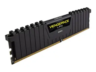 Produktfoto för Corsair Vengeance LPX Black 16GB (2x8GB) / 2666MHz / DDR4 / CL16 / CMK16GX4M2A2666C16