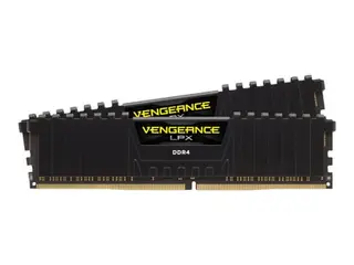 Produktfoto för Corsair Vengeance LPX DDR4-3200 - 16GB - CL16 - Dual Channel (2 st) - Intel XMP - Svart