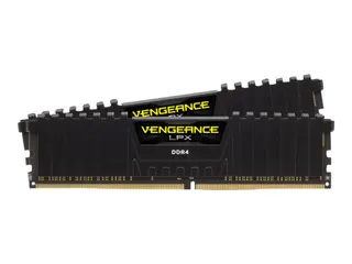 Produktfoto för CORSAIR Vengeance LPX - DDR4 - sats - 32 GB: 2 x 16 GB - DIMM 288-pin - 3600 MHz / PC4-28800 - CL18 - 1.35 V - ej buffrad - icke ECC - svart