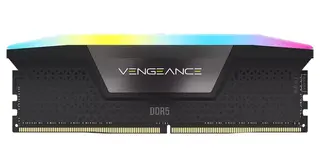 Produktfoto för Corsair Vengeance RGB DDR5-5600 - 48GB - CL40 - Dual Channel (2 st) - Intel XMP - Svart med RGB