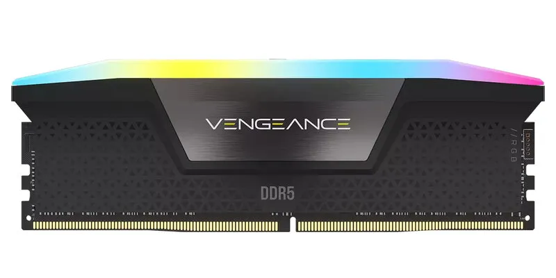 Alternativ bild 0 för Corsair Vengeance RGB DDR5-5600 - 48GB - CL40 - Dual Channel (2 st) - Intel XMP - Svart med RGB