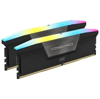 Produktfoto för Corsair Vengeance RGB DDR5-6000 - 32GB - CL36 - Dual Channel (2 st) - AMD EXPO - Grå med RGB