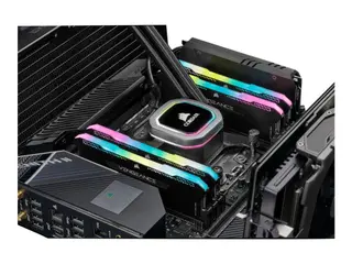 Produktfoto för Corsair Vengeance RGB PRO SL 32GB (2x16GB) / 3200MHz / DDR4 / CL16 / CMH32GX4M2E3200C16