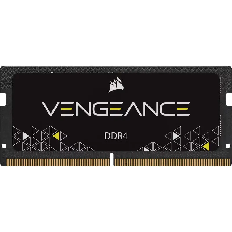 Alternativ bild 0 för Corsair Vengeance SODIMM DDR4-3200 - 16GB - CL22 - Single Channel (1 st) - Svart