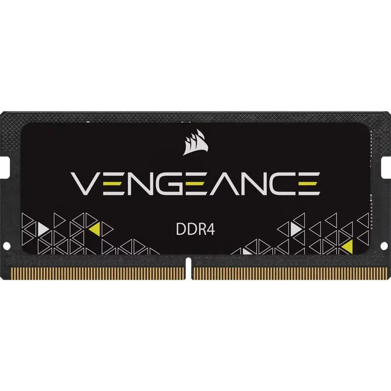 Alternativ bild 0 för Corsair Vengeance SODIMM DDR4-3200 - 8GB - CL22 - Single Channel (1 st) - Svart