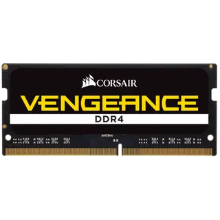 Produktfoto för Corsair Vengeance SODIMM DDR4-3200 - 8GB - CL22 - Single Channel (1 st) - Svart