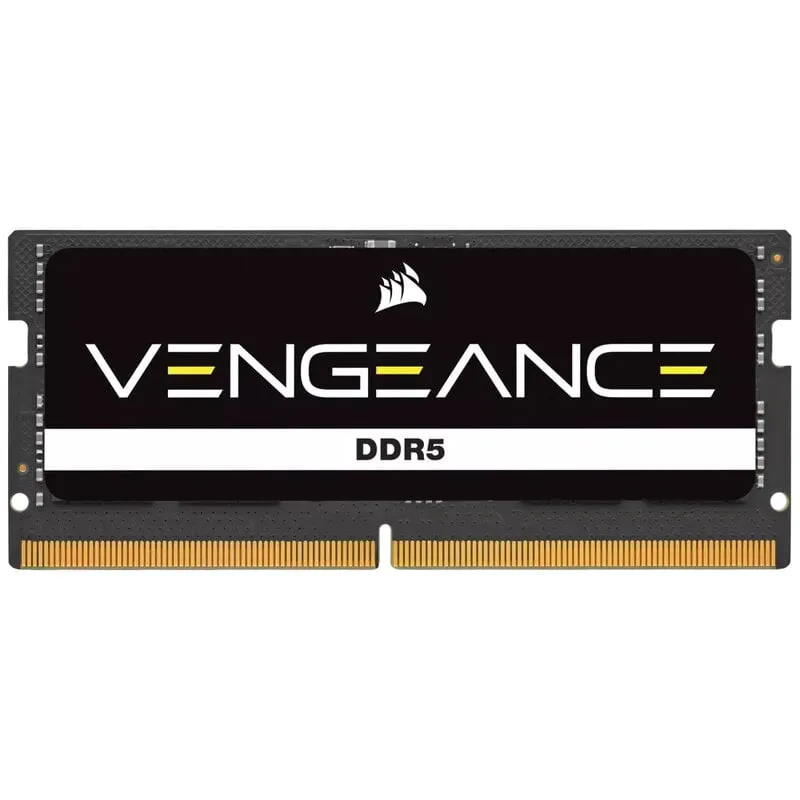 Alternativ bild 0 för Corsair Vengeance SODIMM DDR5-4800 - 16GB - CL40 - Single Channel (1 st) - Intel XMP - Svart