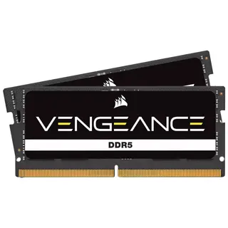 Produktfoto för Corsair Vengeance SODIMM DDR5-5600 - 64GB - CL48 - Dual Channel (2 st) - Intel XMP - Svart