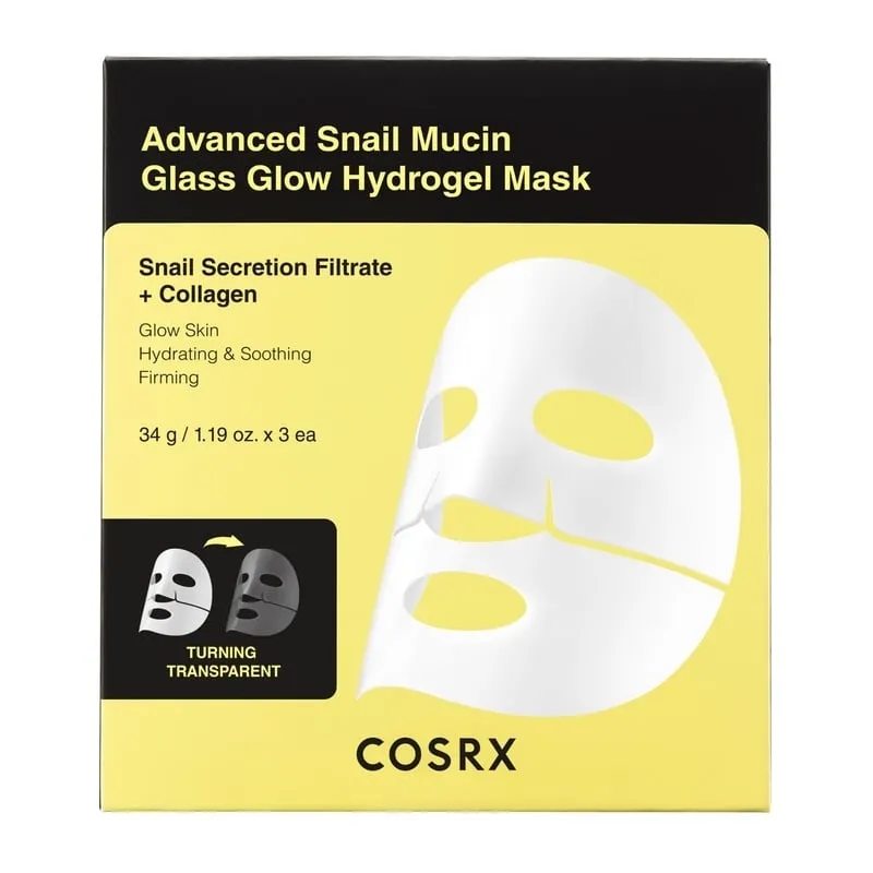 Bild 1 för COSRX Advanced Snail Mucin Power Activating Hydrogel Mask 3 pcs