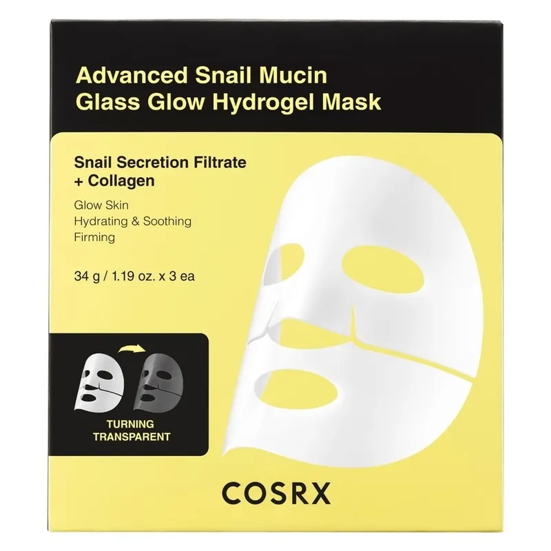 Bild 1 för COSRX Advanced Snail Mucin Power Activating Hydrogel Mask 3 pcs