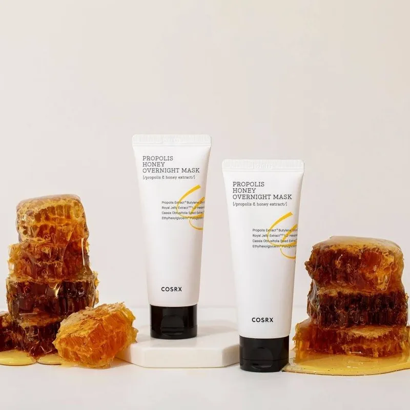 Bild 2 för COSRX - Full Fit Propolis Honey Overnight Facial Masks 60 ml på Skincity.com