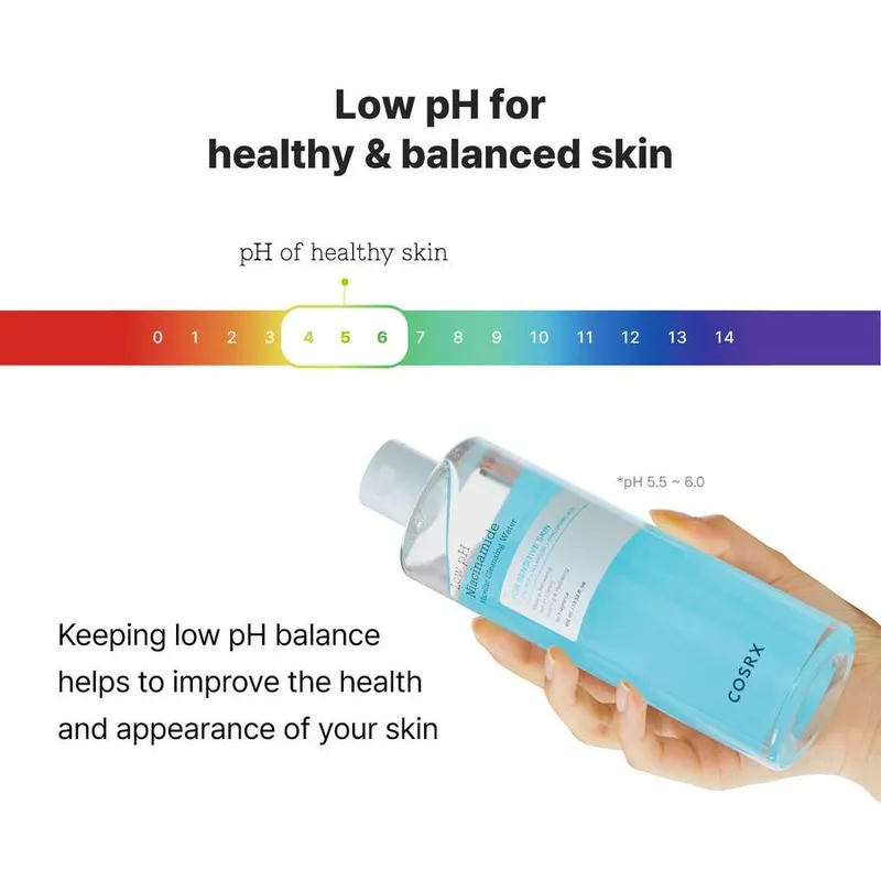 Bild 8 för COSRX Low pH Niacinamide Micellar Cleansing Water 400 ml