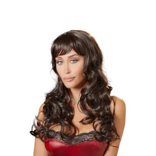 Produktfoto för Cottelli Collection: Long Dark Brown Wig