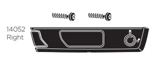 Alternativ bild 0 för Cover locking cylinder right Thule