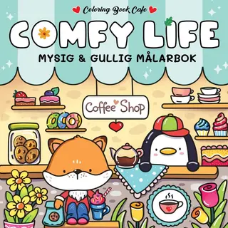 Produktfoto för Cozy Comfy Life Målarbok