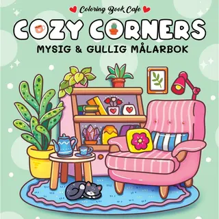 Produktfoto för Cozy Corners Målarbok