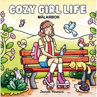Produktfoto för Cozy Girl Life Målarbok