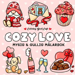 Produktfoto för Cozy Love Målarbok
