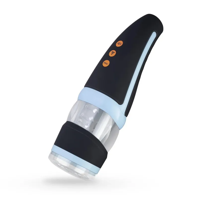 Bild 1 för CP02 - Roterande och Vibrerande Automatisk Masturbator + Adapter