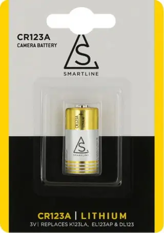 Produktfoto för CR123A 1-pack SMARTLINE