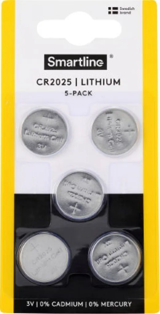 Alternativ bild 0 för CR2025 - 5 Pack Smartline
