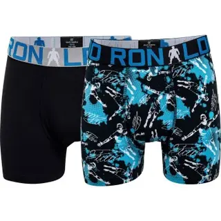 Produktfoto för CR7 Cristiano Ronaldo Kalsonger 2P Boys Line Trunk Mönstrad bomull 146-152