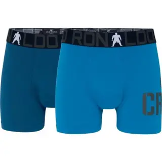 Produktfoto för CR7 Cristiano Ronaldo Kalsonger 2P Boys Trunk Briefs Blå bomull 134-140