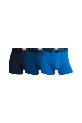 Produktfoto för CR7 Cristiano Ronaldo Kalsonger 3P Men Trunk Flerfärgad bomull Small Herr