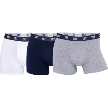 Alternativ bild 0 för CR7 Cristiano Ronaldo Kalsonger 3P Men Trunk Marin/Grå bomull Medium Herr
