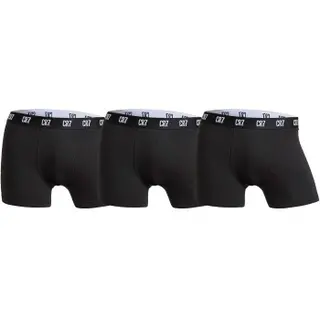 Produktfoto för CR7 Cristiano Ronaldo Kalsonger 3P Men Trunk Svart/Vit bomull Small Herr
