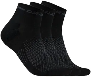 Produktfoto för Craft Core Dry Mid Sock 3-Pack Black