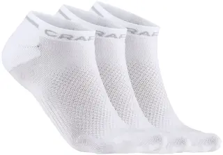 Produktfoto för Craft Core Dry Shaftless 3-Pack Sock White