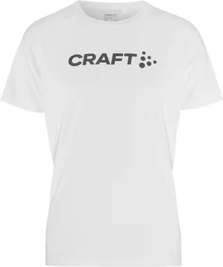 Produktfoto för Craft Core Essence Logo Tee M White/Granite