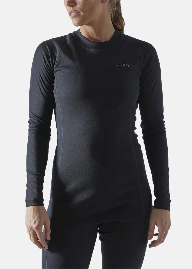 Bild 2 för Craft Core Warm Baselayer Set Women Svart polyester Medium Dam