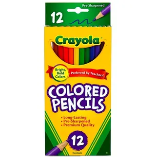 Produktfoto för Crayola Colored Pencils 12pcs.