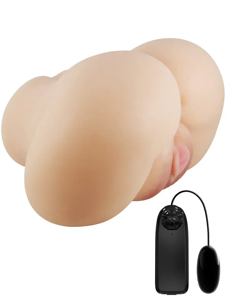 Bild 1 för Crazy Bull: Luna, Realistic Masturbator with Vibrator, ljus