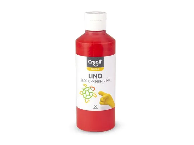Alternativ bild 0 för Creall Tryckfärg Lino CREALL 250ml röd