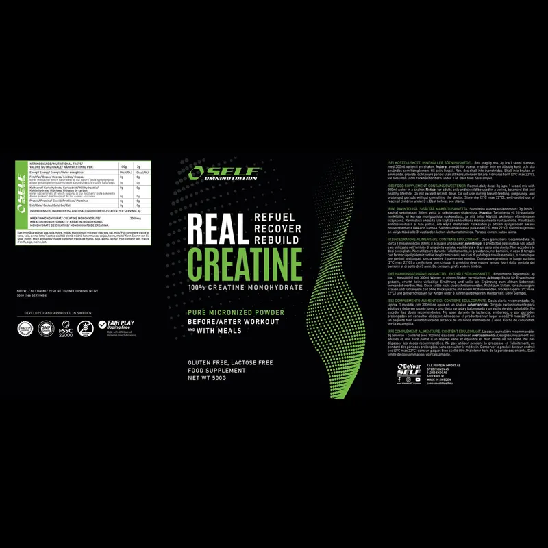 Bild 2 för Creatine, 200 g, Self