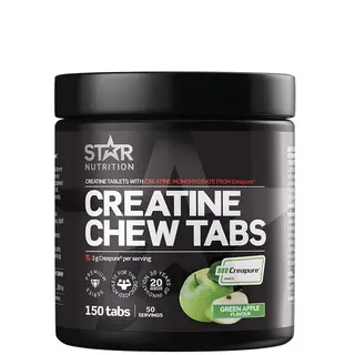 Produktfoto för Creatine Chew Tabs Blue Raspberry, 150 caps