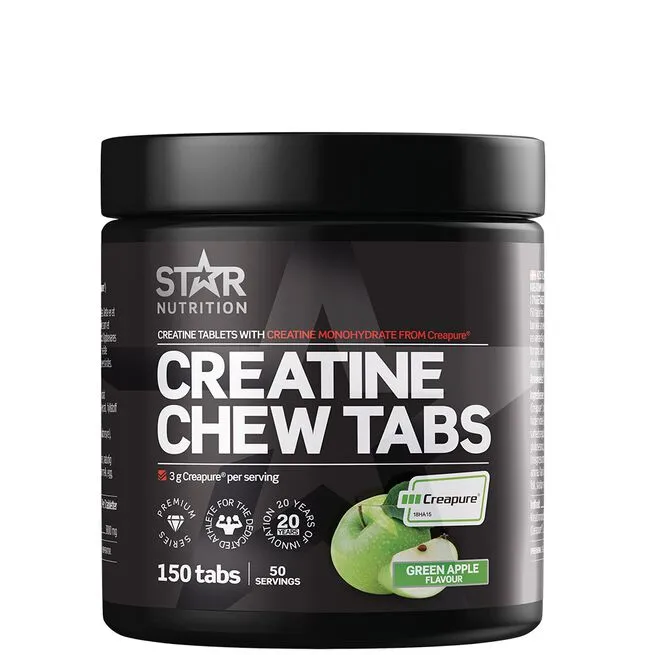 Alternativ bild 0 för Creatine Chew Tabs Blue Raspberry, 150 caps