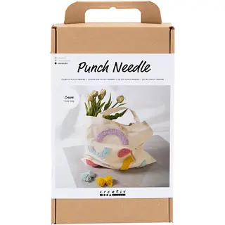 Produktfoto för Creativ Company Craft Kit Punch Needle - Tote Bag