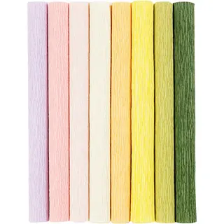 Produktfoto för Creativ Company Crepe Paper Pastel Colors 8 Sheets