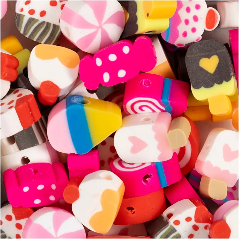 Alternativ bild 0 för Creativ Company Figure Beads Sweets 60 pcs.