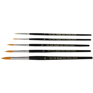 Produktfoto för Creativ Company Gold Line - Brushes (No. 1 + 18)