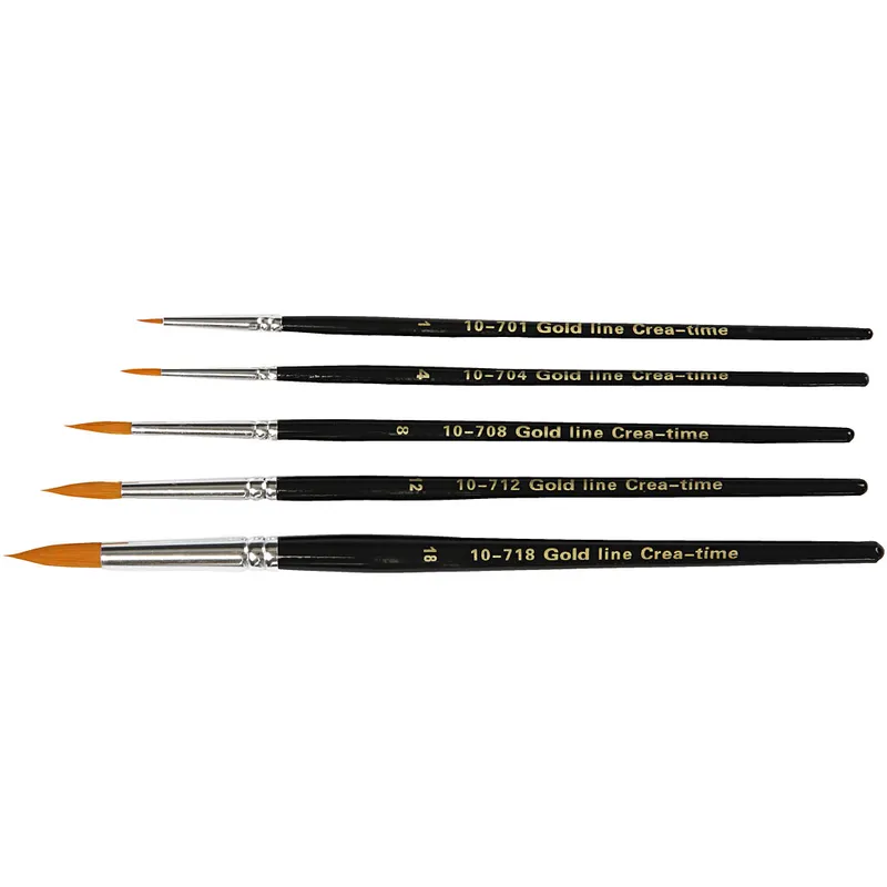Alternativ bild 0 för Creativ Company Gold Line - Brushes (No. 1 + 18)