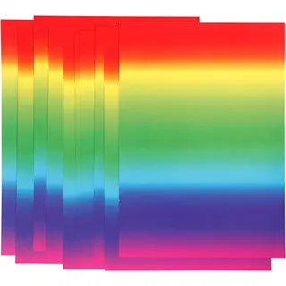 Produktfoto för Creativ Company Rainbow Paper A4 180gr 10 Sheets