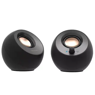 Produktfoto för Creative Pebble V3 - Högtalare - för persondator - 2.0-kanals - trådlös - Bluetooth - USB - 8 Watt (Total) - svart