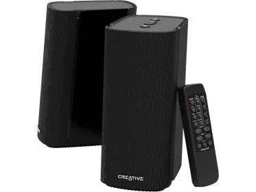 Alternativ bild 0 för Creative T100 - Högtalare - för persondator - trådlös - Bluetooth - 40 Watt (Total) - svart